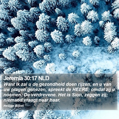 Jeremia 30:17 NLD Bible Verse Image