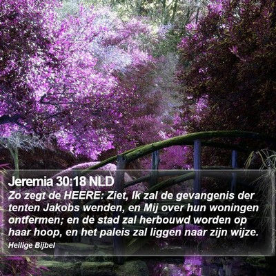 Jeremia 30:18 NLD Bible Verse Image