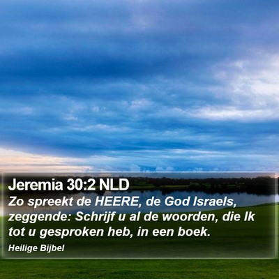 Jeremia 30:2 NLD Bible Verse Image