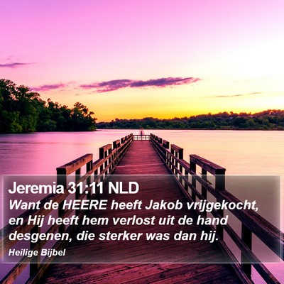 Jeremia 31:11 NLD Bible Verse Image