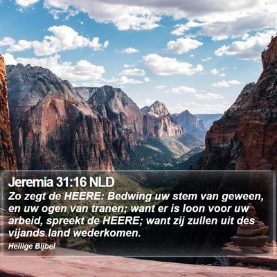 Jeremia 31:16 NLD Bible Verse Image