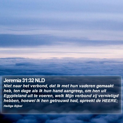 Jeremia 31:32 NLD Bible Verse Image
