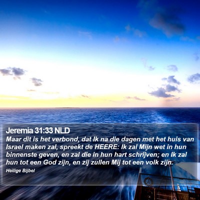 Jeremia 31:33 NLD Bible Verse Image