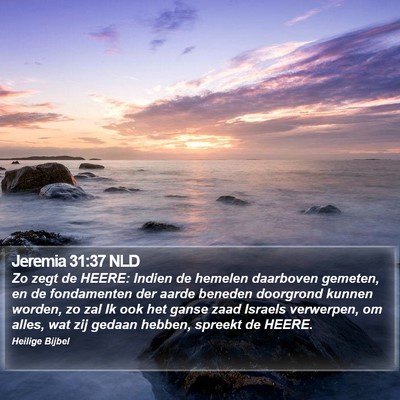 Jeremia 31:37 NLD Bible Verse Image