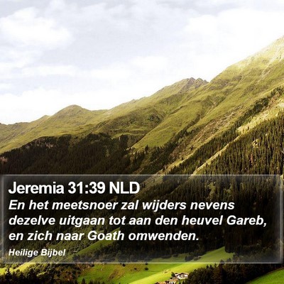 Jeremia 31:39 NLD Bible Verse Image