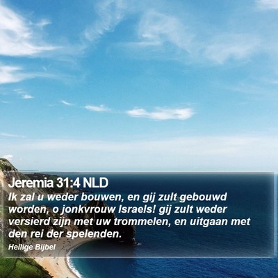 Jeremia 31:4 NLD Bible Verse Image