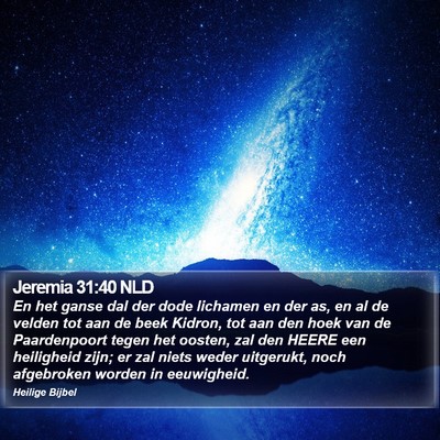 Jeremia 31:40 NLD Bible Verse Image