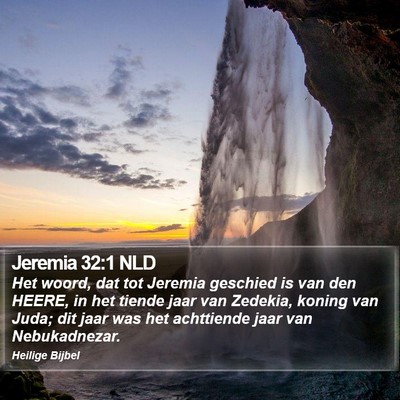 Jeremia 32:1 NLD Bible Verse Image