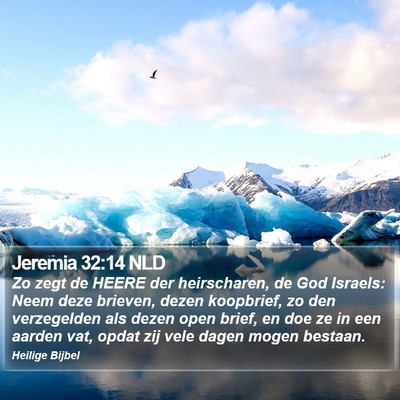 Jeremia 32:14 NLD Bible Verse Image