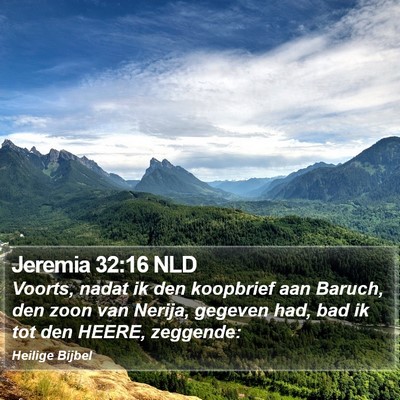 Jeremia 32:16 NLD Bible Verse Image