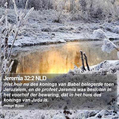 Jeremia 32:2 NLD Bible Verse Image
