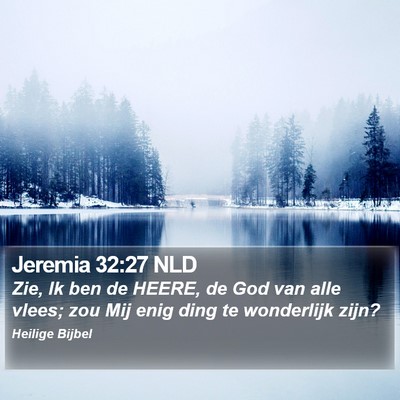 Jeremia 32:27 NLD Bible Verse Image