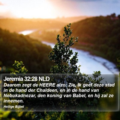 Jeremia 32:28 NLD Bible Verse Image