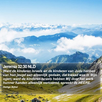 Jeremia 32:30 NLD Bible Verse Image