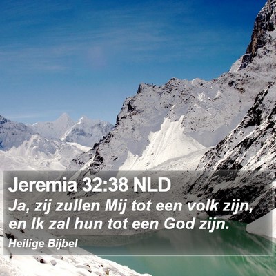 Jeremia 32:38 NLD Bible Verse Image