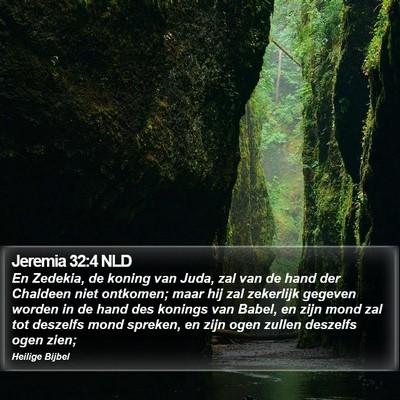 Jeremia 32:4 NLD Bible Verse Image