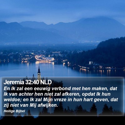 Jeremia 32:40 NLD Bible Verse Image