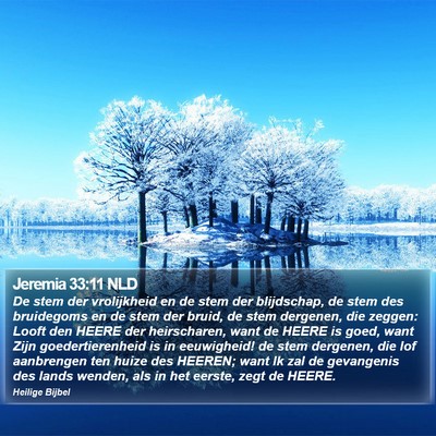 Jeremia 33:11 NLD Bible Verse Image