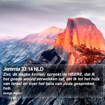 Jeremia 33:14 NLD Bible Verse Image