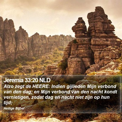 Jeremia 33:20 NLD Bible Verse Image