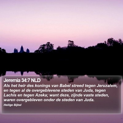 Jeremia 34:7 NLD Bible Verse Image