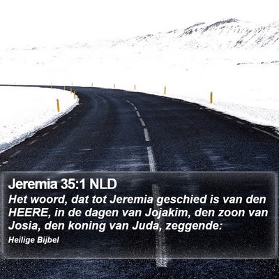 Jeremia 35:1 NLD Bible Verse Image