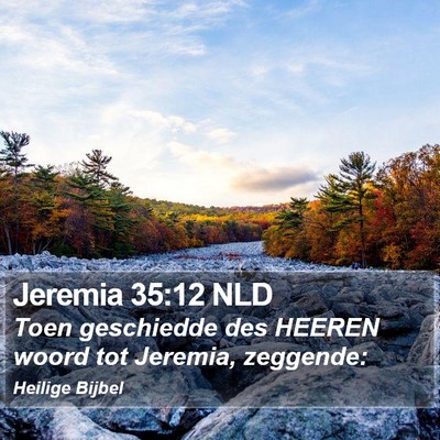 Jeremia 35:12 NLD Bible Verse Image