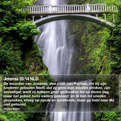 Jeremia 35:14 NLD Bible Verse Image