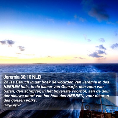 Jeremia 36:10 NLD Bible Verse Image