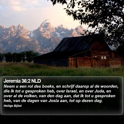 Jeremia 36:2 NLD Bible Verse Image