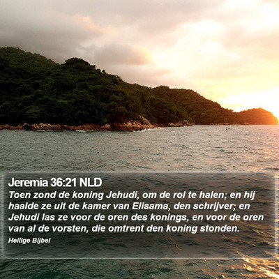 Jeremia 36:21 NLD Bible Verse Image