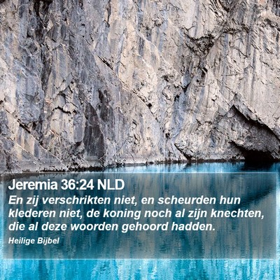 Jeremia 36:24 NLD Bible Verse Image