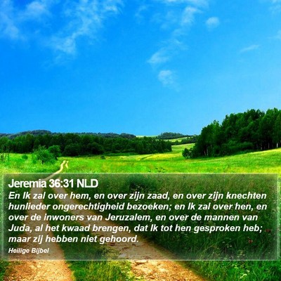 Jeremia 36:31 NLD Bible Verse Image