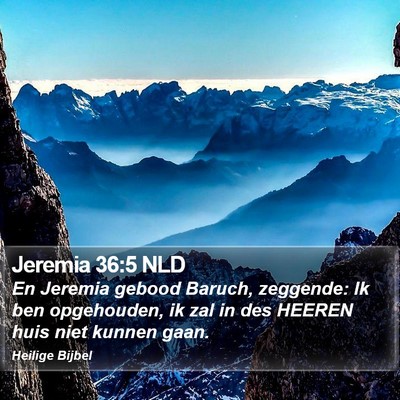 Jeremia 36:5 NLD Bible Verse Image