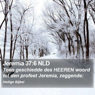 Jeremia 37:6 NLD Bible Verse Image