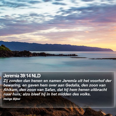 Jeremia 39:14 NLD Bible Verse Image