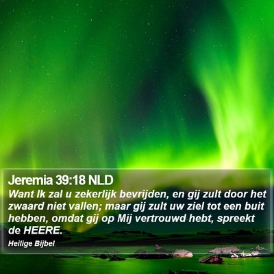 Jeremia 39:18 NLD Bible Verse Image