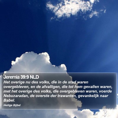 Jeremia 39:9 NLD Bible Verse Image