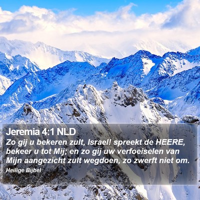 Jeremia 4:1 NLD Bible Verse Image