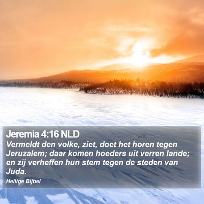 Jeremia 4:16 NLD Bible Verse Image
