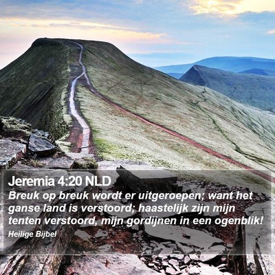 Jeremia 4:20 NLD Bible Verse Image