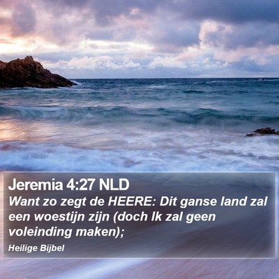 Jeremia 4:27 NLD Bible Verse Image