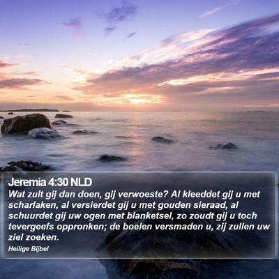 Jeremia 4:30 NLD Bible Verse Image