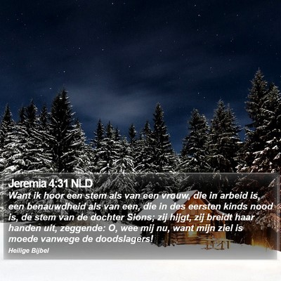 Jeremia 4:31 NLD Bible Verse Image