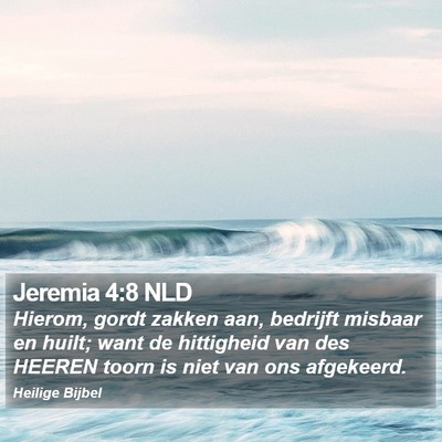 Jeremia 4:8 NLD Bible Verse Image