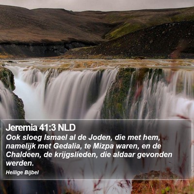 Jeremia 41:3 NLD Bible Verse Image