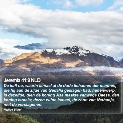 Jeremia 41:9 NLD Bible Verse Image