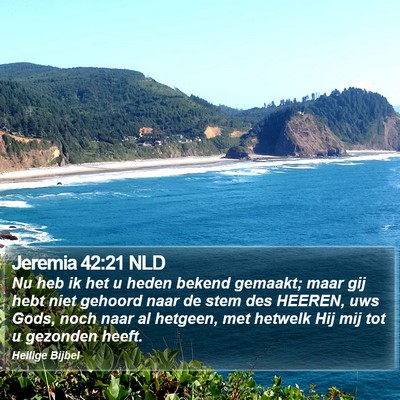 Jeremia 42:21 NLD Bible Verse Image
