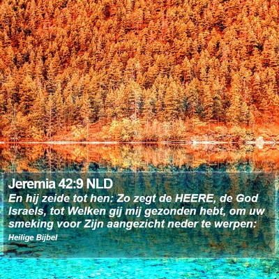 Jeremia 42:9 NLD Bible Verse Image
