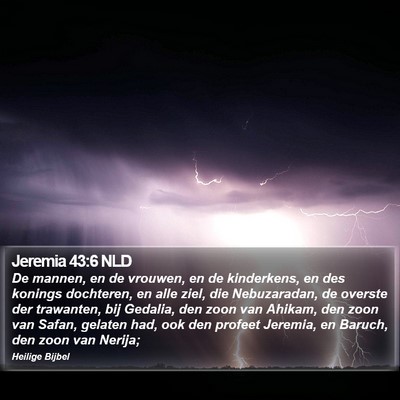 Jeremia 43:6 NLD Bible Verse Image